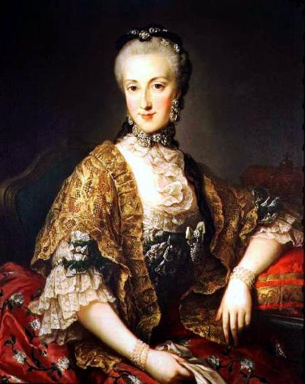 Martin van Meytens Portrait of Archduchess Maria Anna of Austria oil painting picture